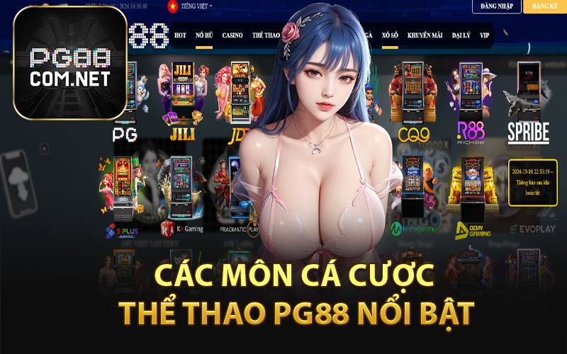 Các Môn Cá Cược Thể Thao PG88 Nổi Bật